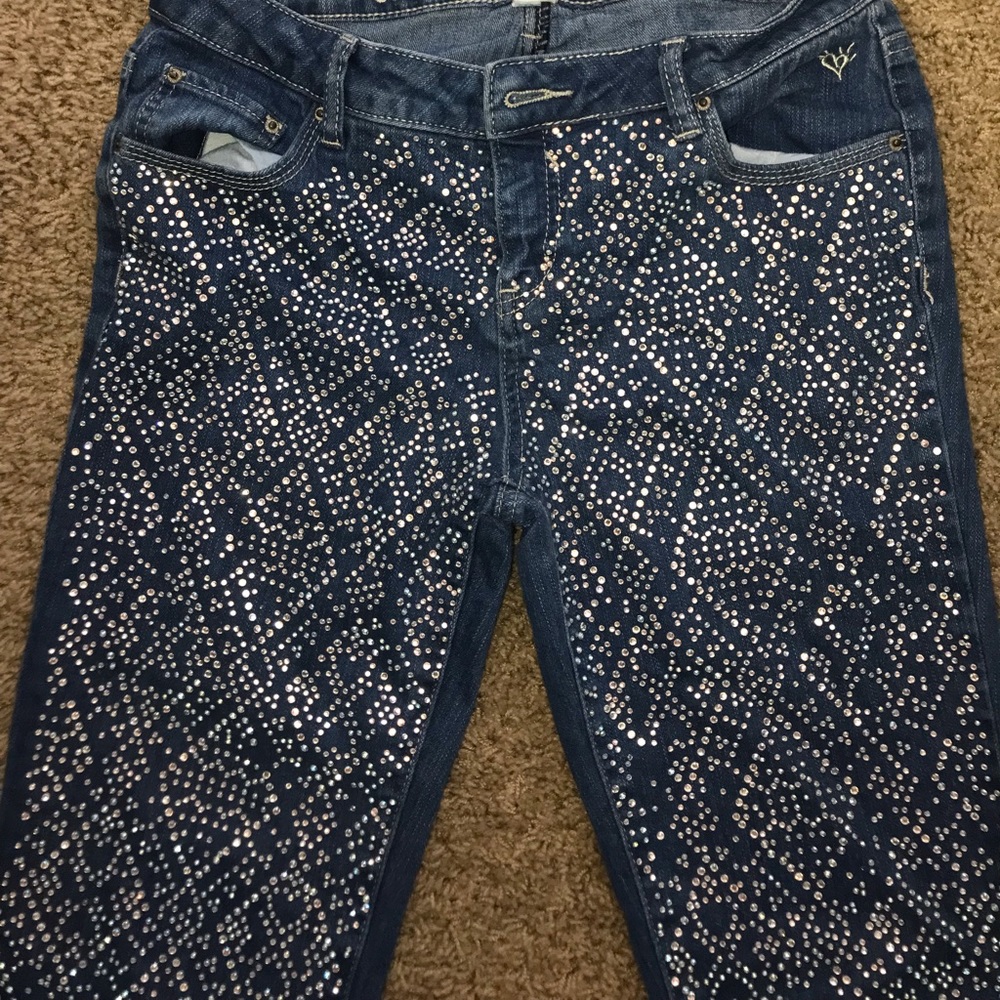 Rhinestone jeans